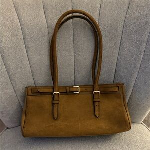 NEW H&M suede shoulder bag